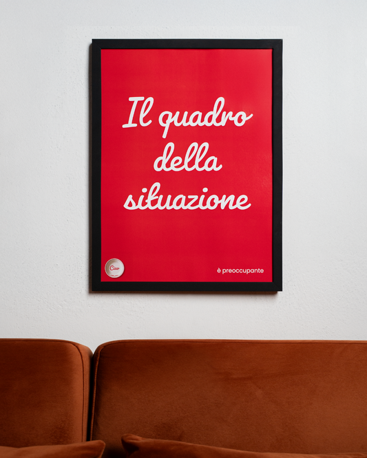 Poster "Il quadro della situazione"