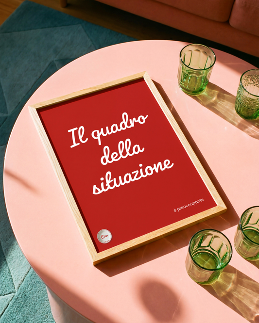 Poster "Il quadro della situazione"