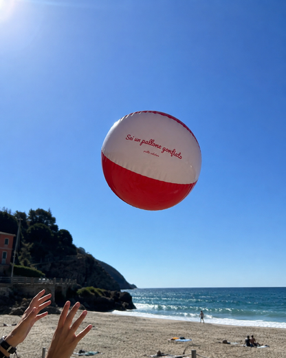 Pallone da spiaggia "Sei un pallone gonfiato"
