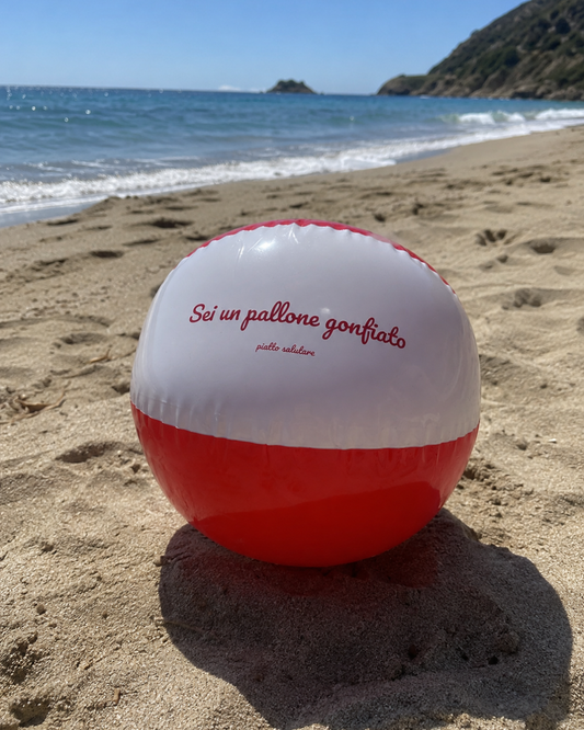 Pallone da spiaggia "Sei un pallone gonfiato"