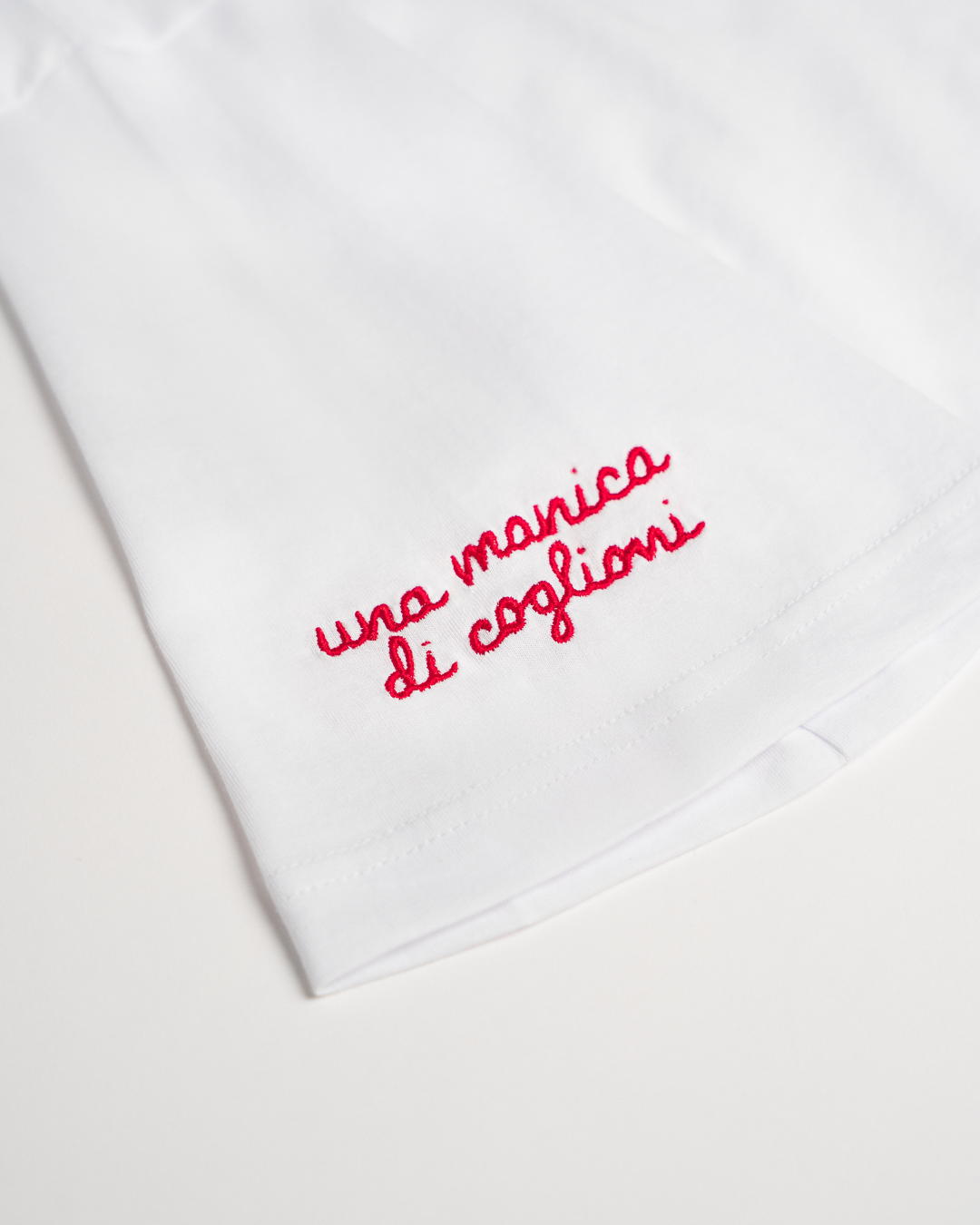 T-shirt una manica di coglioni